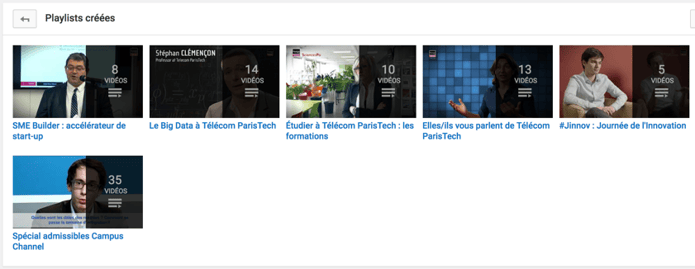 La chaîne YouTube de Télécom ParisTech