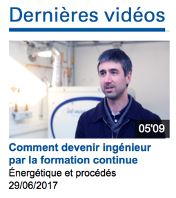 Vidéo sur le site internet de l'École des Mines ParisTech