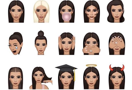 Les emojis de Kim Kardashian